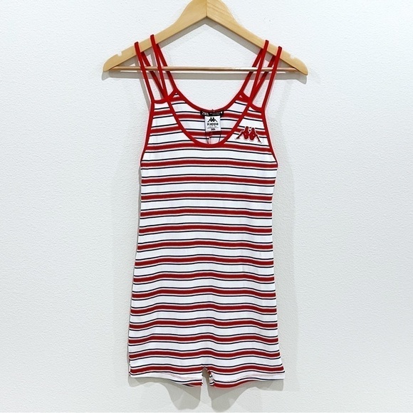 ZARA X Kappa Romper Ribbed Striped - Picture 1 of 9